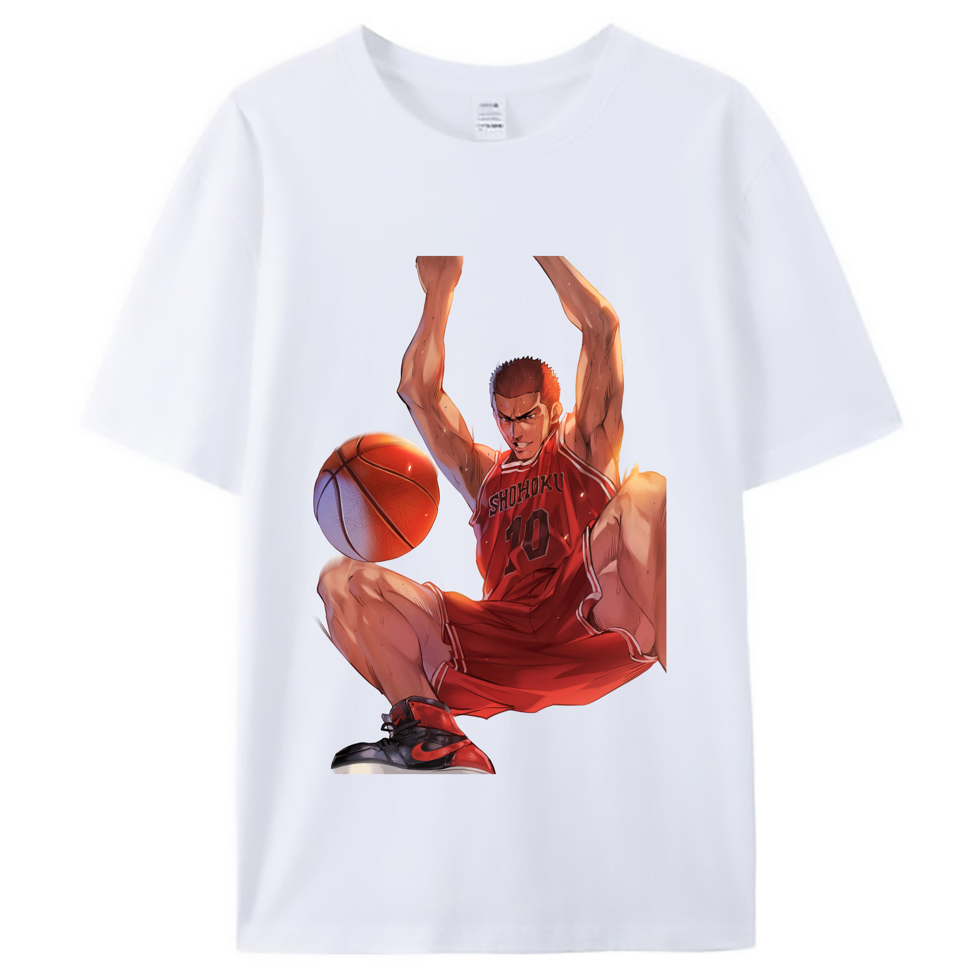 （画像用） SLAM DUNK／スラムダンク レディースカジュアルプリントTシャツ（綿100％）