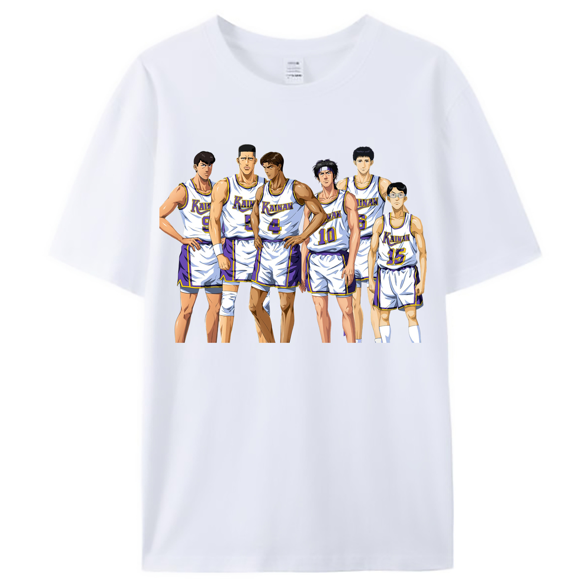（画像用） SLAM DUNK／スラムダンク レディースカジュアルプリントTシャツ（綿100％）