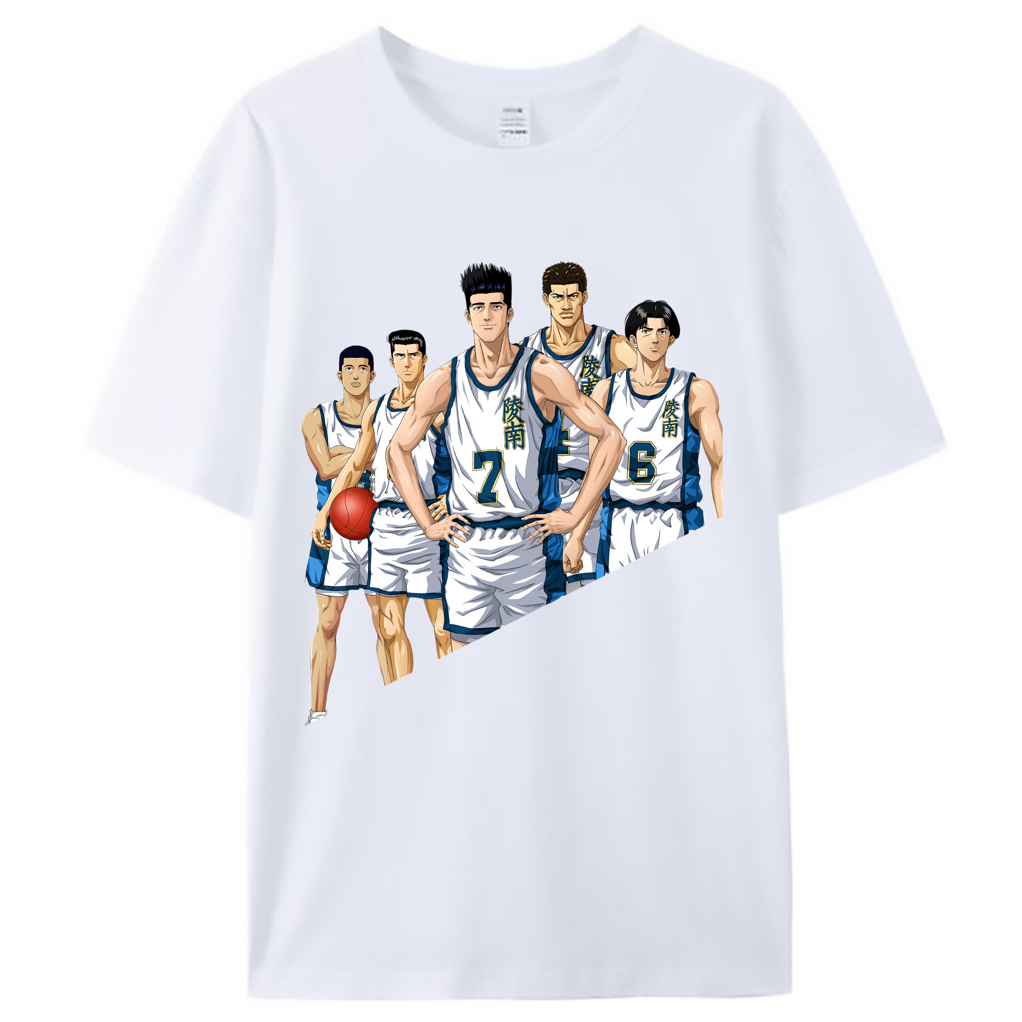 （画像用） SLAM DUNK／スラムダンク レディースカジュアルプリントTシャツ（綿100％）