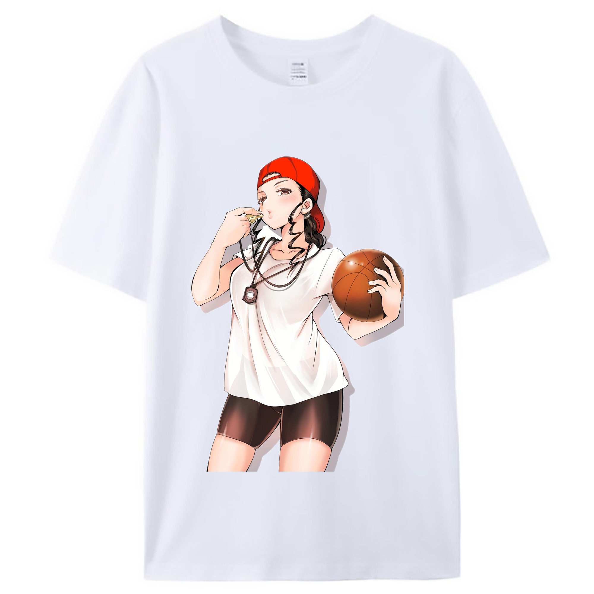 （画像用） SLAM DUNK／スラムダンク レディースカジュアルプリントTシャツ（綿100％）