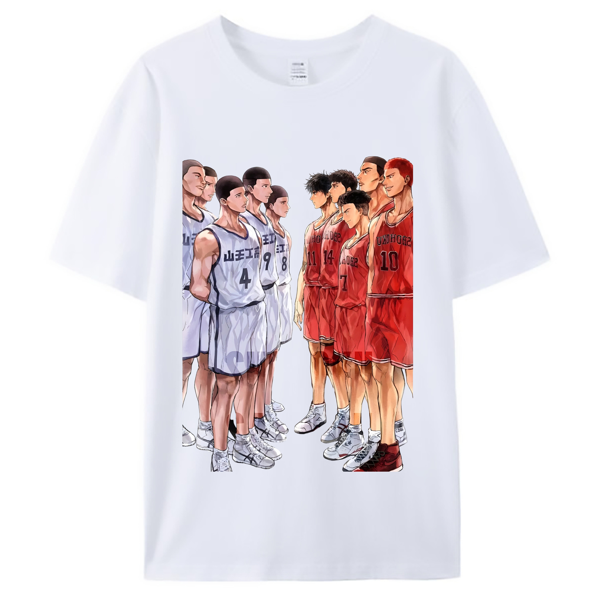 （画像用） SLAM DUNK／スラムダンク レディースカジュアルプリントTシャツ（綿100％）