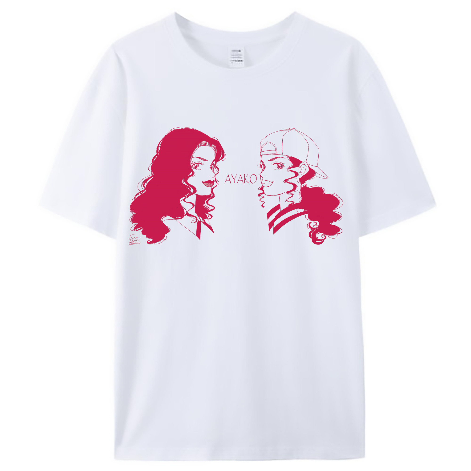 （画像用） SLAM DUNK／スラムダンク レディースカジュアルプリントTシャツ（綿100％）