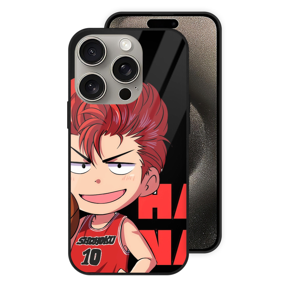 （画像用） SLAM DUNK／スラムダンク 【iPhone15Pro対応】スマホケース 耐衝撃＆黄変防止 背面ガラス