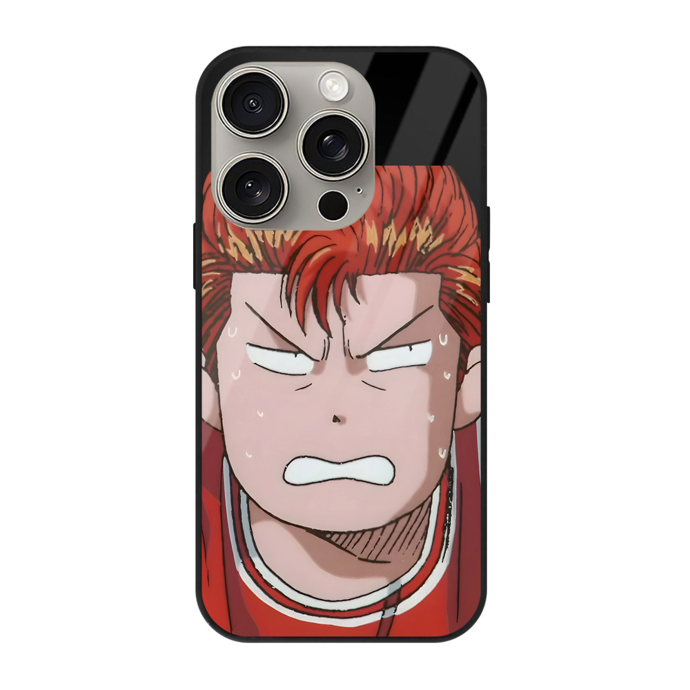 （画像用） SLAM DUNK／スラムダンク 【iPhone15Pro対応】スマホケース 耐衝撃＆黄変防止 背面ガラス