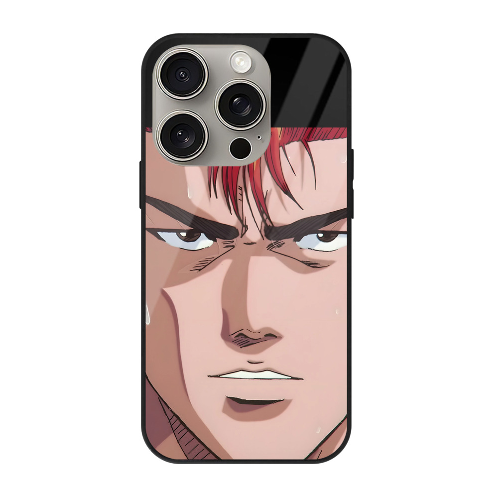 （画像用） SLAM DUNK／スラムダンク 【iPhone15Pro対応】スマホケース 耐衝撃＆黄変防止 背面ガラス