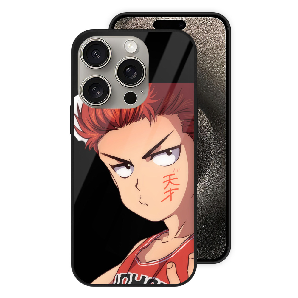 （画像用） SLAM DUNK／スラムダンク 【iPhone15Pro対応】スマホケース 耐衝撃＆黄変防止 背面ガラス