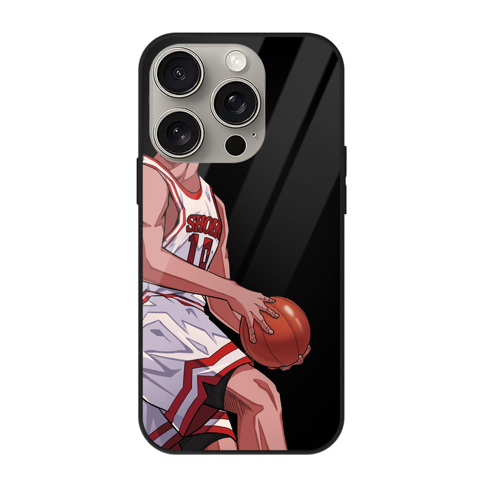 （画像用） SLAM DUNK／スラムダンク 【iPhone15Pro対応】スマホケース 耐衝撃＆黄変防止 背面ガラス