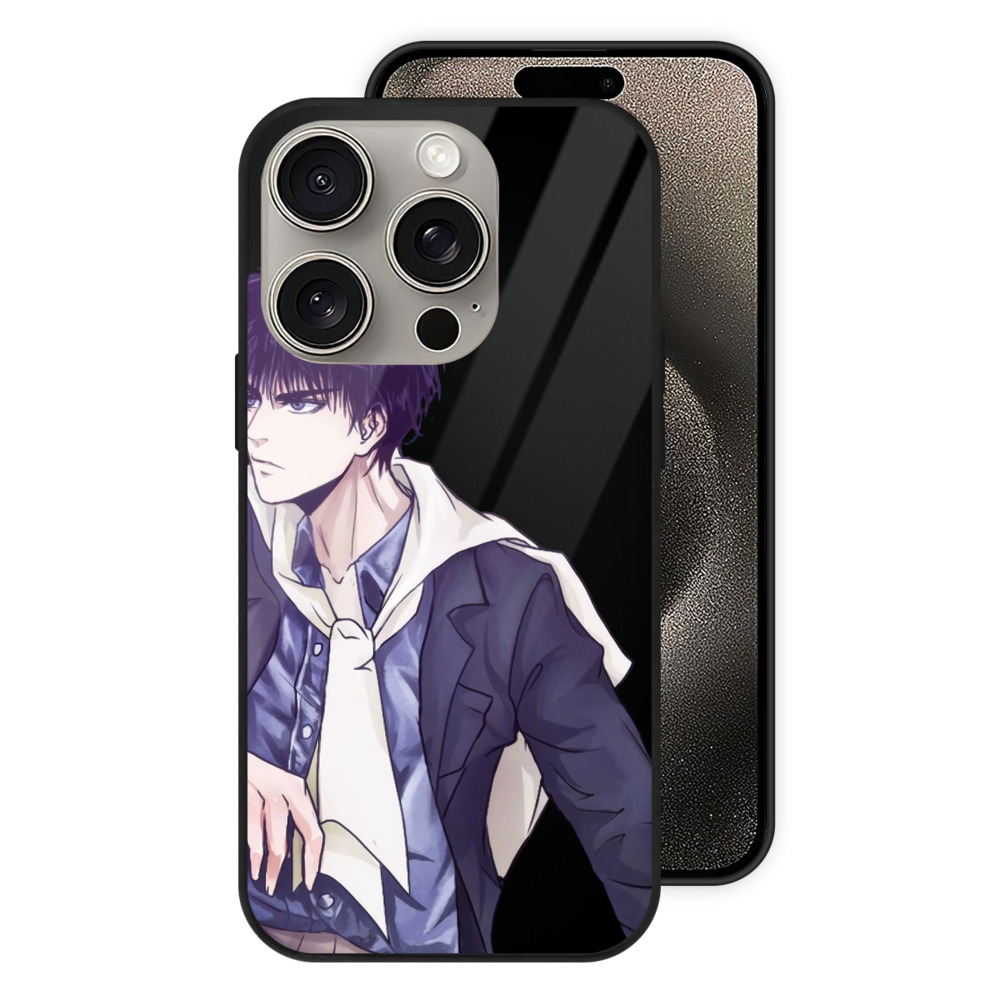 （画像用） SLAM DUNK／スラムダンク 【iPhone15Pro対応】スマホケース 耐衝撃＆黄変防止 背面ガラス