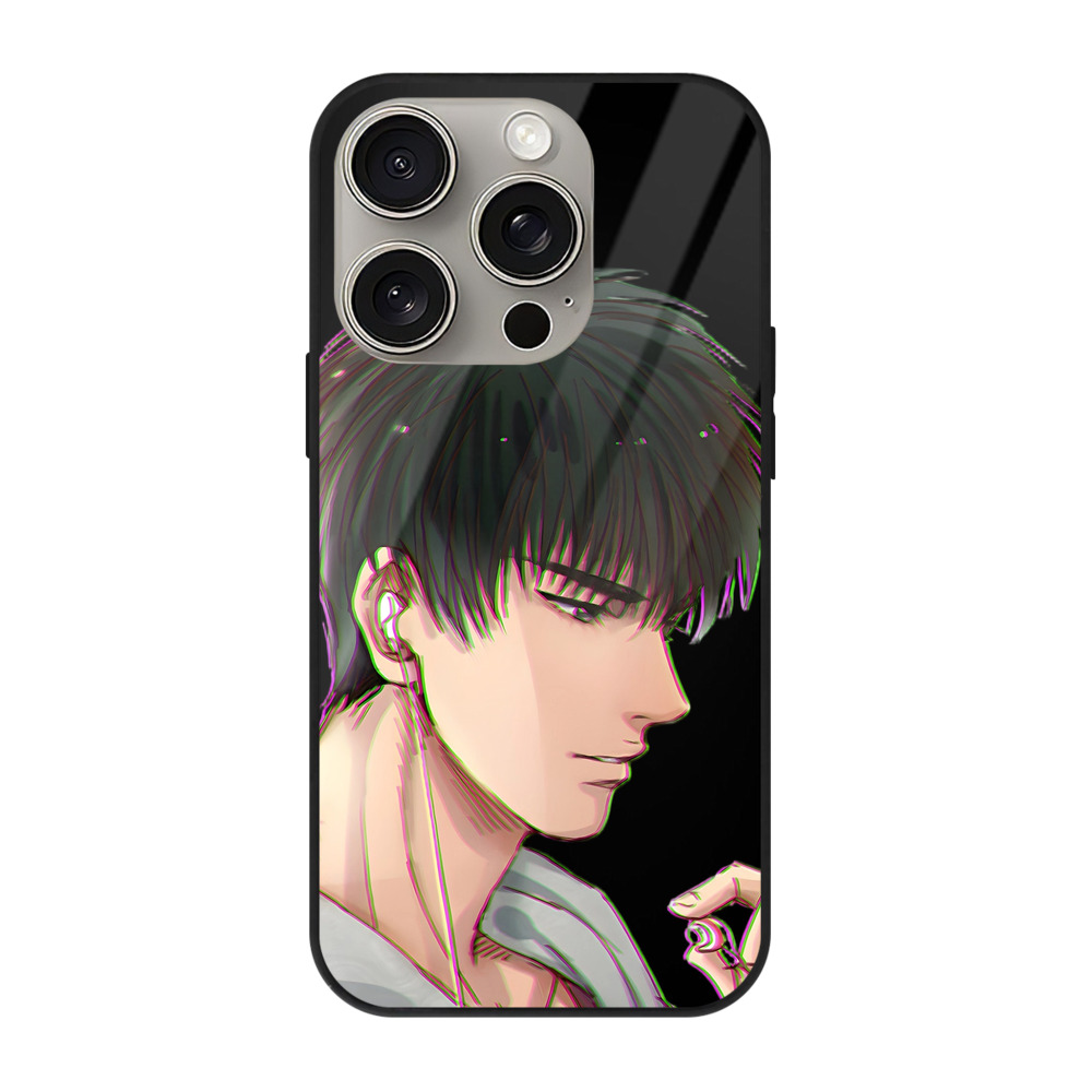 （画像用） SLAM DUNK／スラムダンク 【iPhone15Pro対応】スマホケース 耐衝撃＆黄変防止 背面ガラス