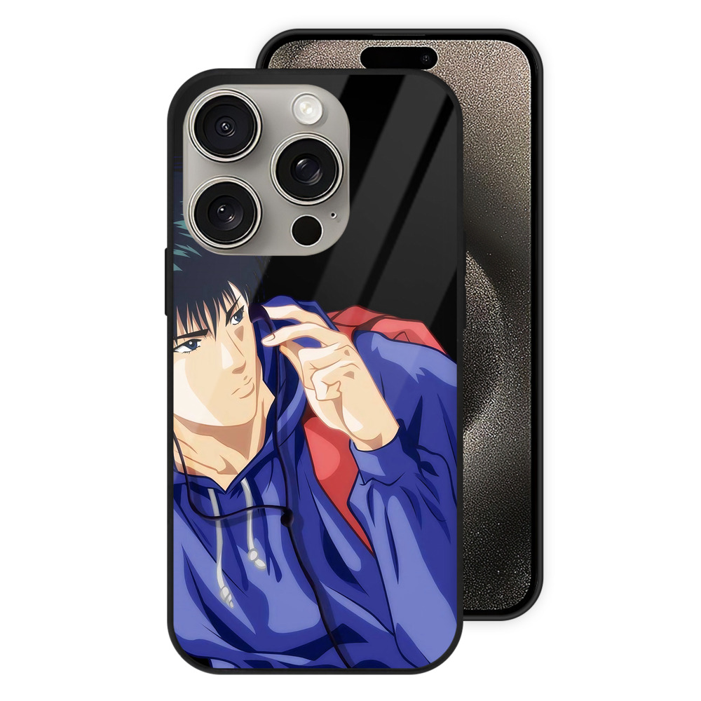 （画像用） SLAM DUNK／スラムダンク 【iPhone15Pro対応】スマホケース 耐衝撃＆黄変防止 背面ガラス