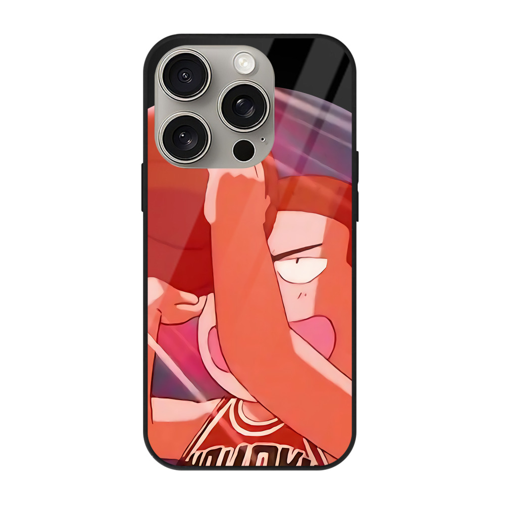 （画像用） SLAM DUNK／スラムダンク 【iPhone15Pro対応】スマホケース 耐衝撃＆黄変防止 背面ガラス