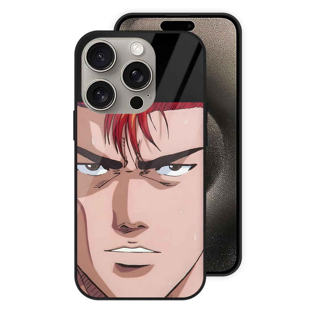 （画像用） SLAM DUNK／スラムダンク 【iPhone15Pro対応】スマホケース 耐衝撃＆黄変防止 背面ガラス