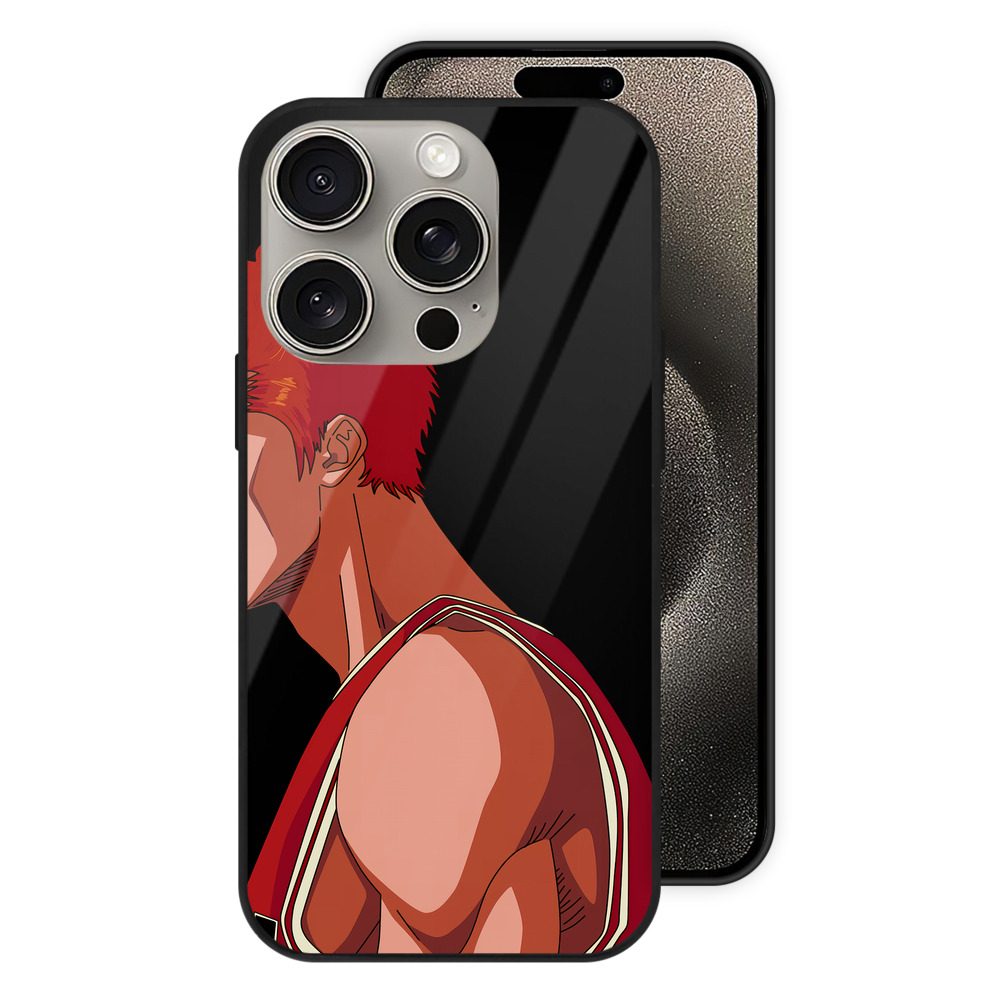 （画像用） SLAM DUNK／スラムダンク 【iPhone15Pro対応】スマホケース 耐衝撃＆黄変防止 背面ガラス