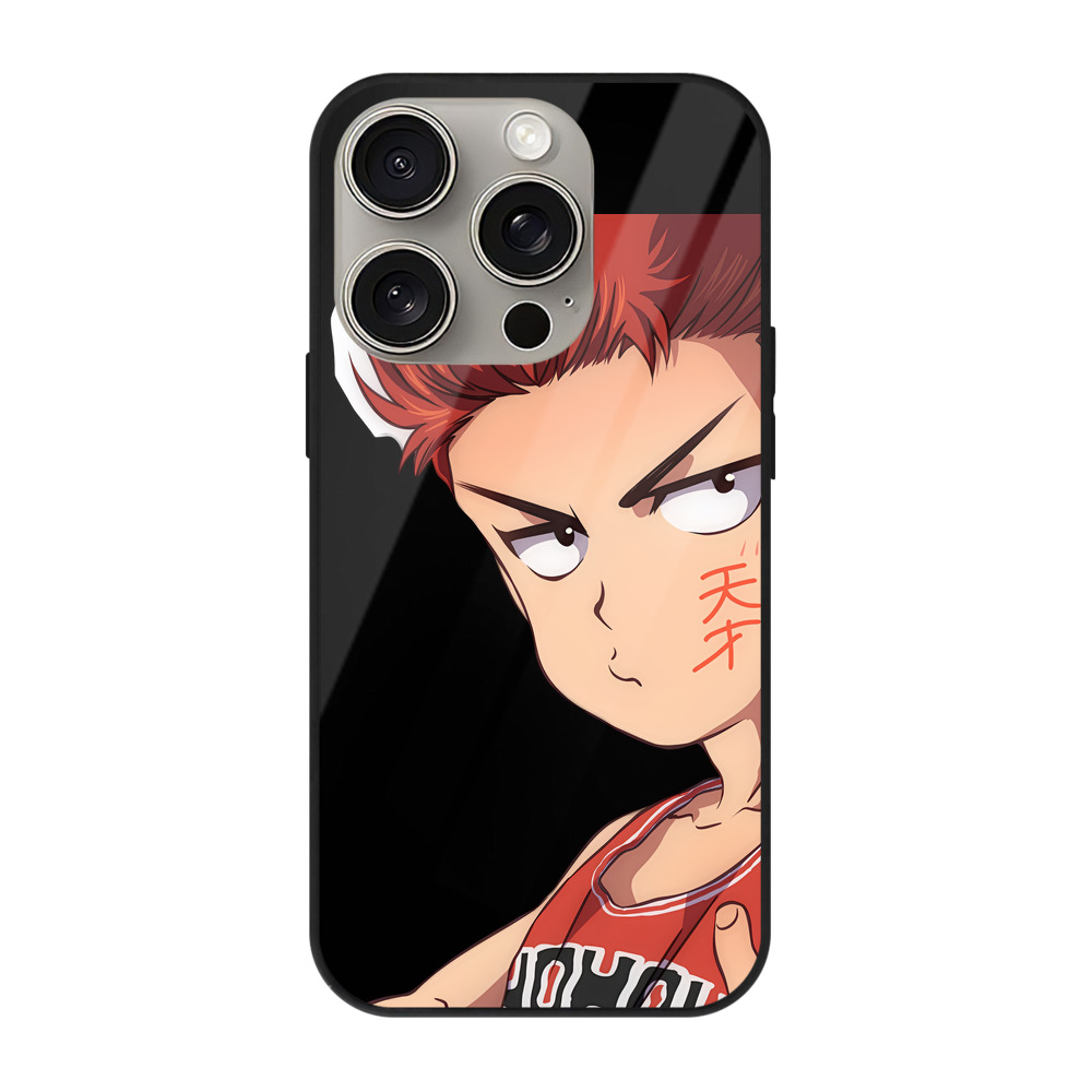 （画像用） SLAM DUNK／スラムダンク 【iPhone15Pro対応】スマホケース 耐衝撃＆黄変防止 背面ガラス