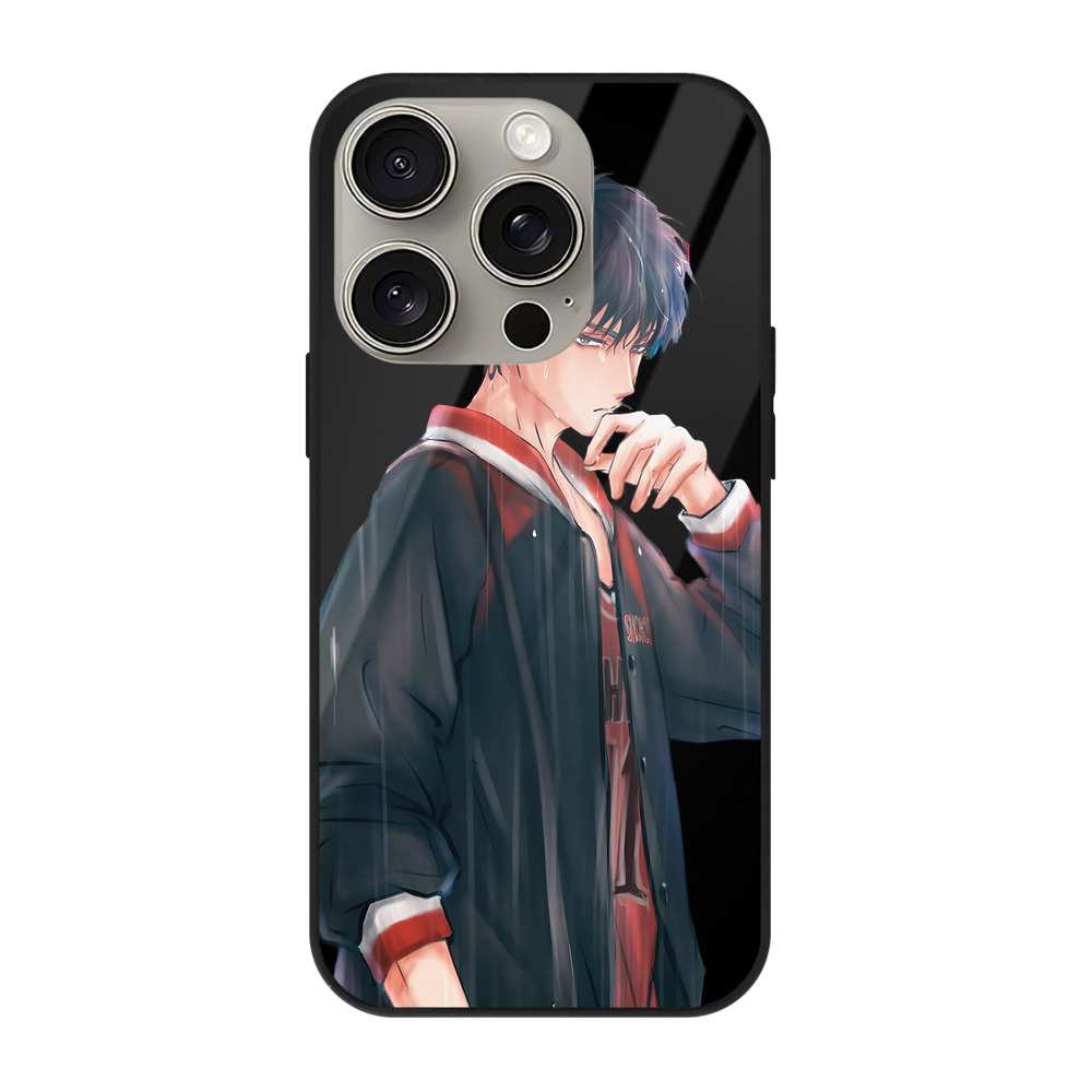 （画像用） SLAM DUNK／スラムダンク 【iPhone15Pro対応】スマホケース 耐衝撃＆黄変防止 背面ガラス