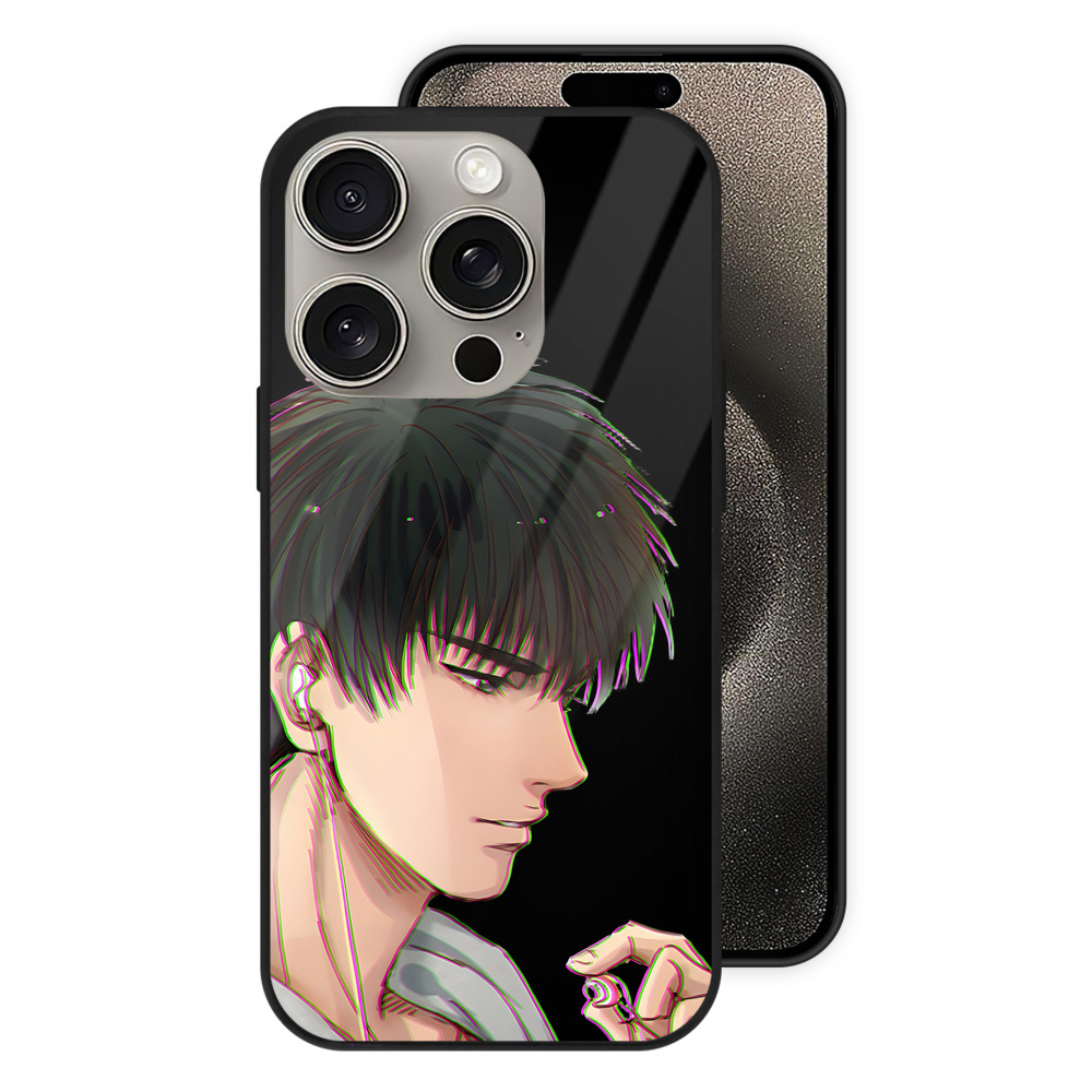 （画像用） SLAM DUNK／スラムダンク 【iPhone15Pro対応】スマホケース 耐衝撃＆黄変防止 背面ガラス