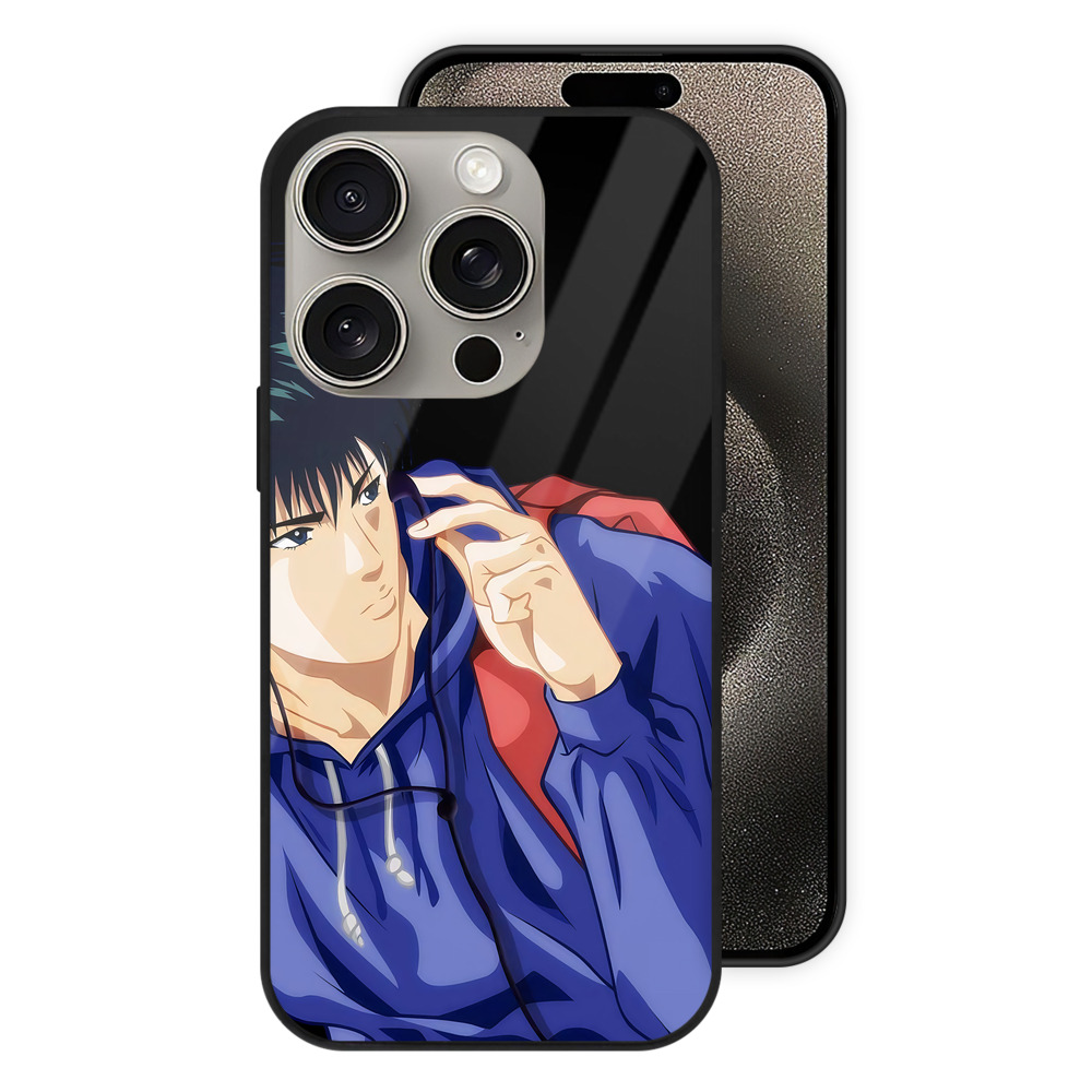 （画像用） SLAM DUNK／スラムダンク 【iPhone15Pro対応】スマホケース 耐衝撃＆黄変防止 背面ガラス