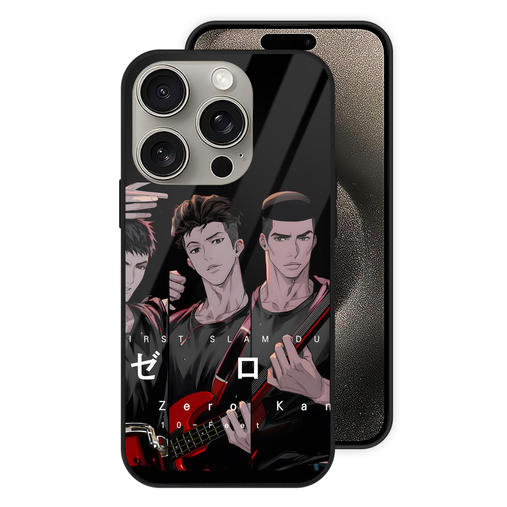 （画像用） SLAM DUNK／スラムダンク 【iPhone15Pro対応】スマホケース 耐衝撃＆黄変防止 背面ガラス