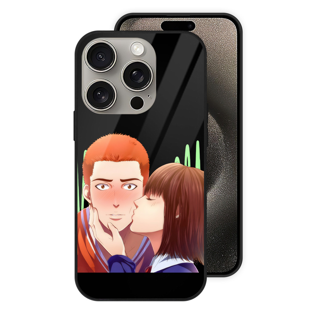 （画像用） SLAM DUNK／スラムダンク 【iPhone15Pro対応】スマホケース 耐衝撃＆黄変防止 背面ガラス