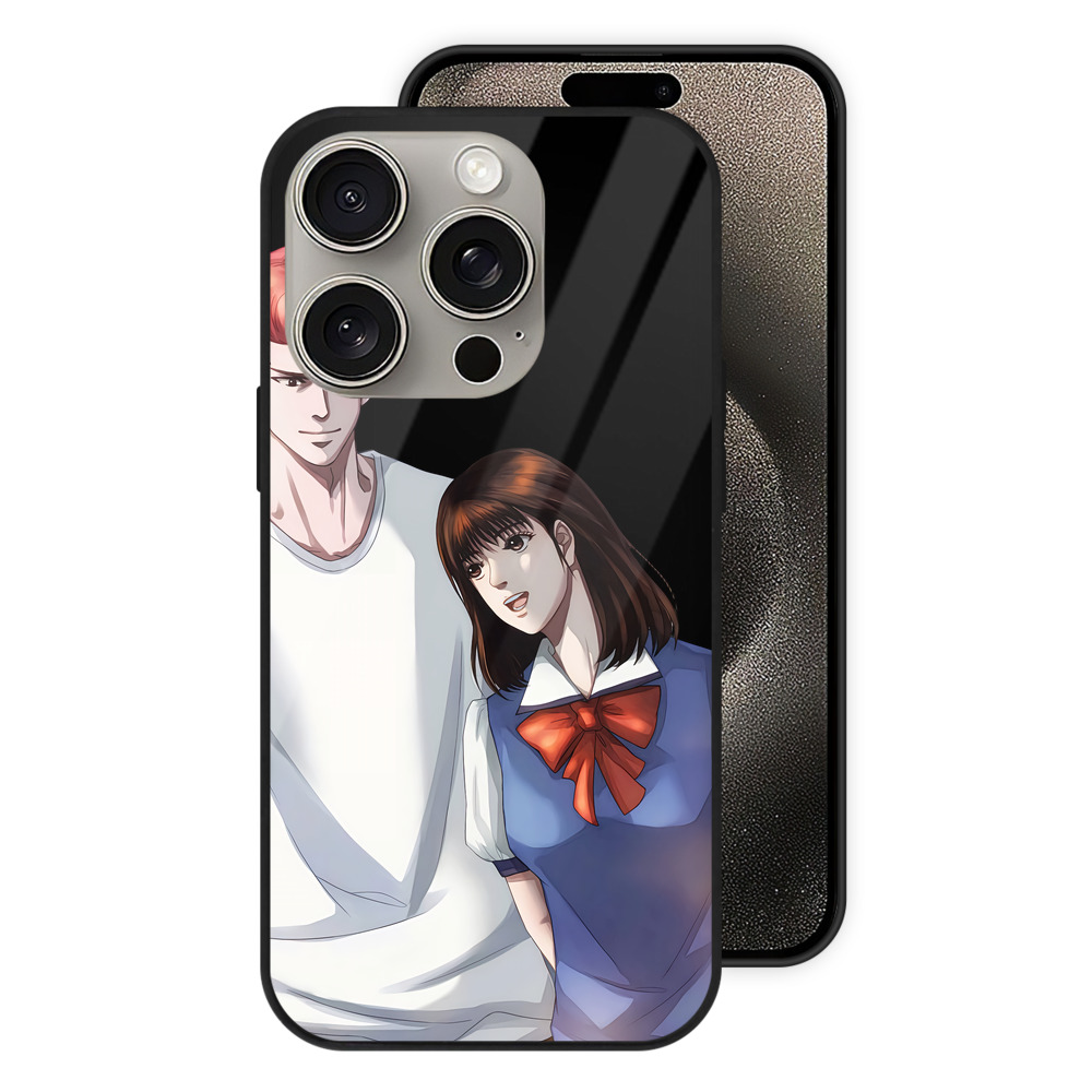 （画像用） SLAM DUNK／スラムダンク 【iPhone15Pro対応】スマホケース 耐衝撃＆黄変防止 背面ガラス