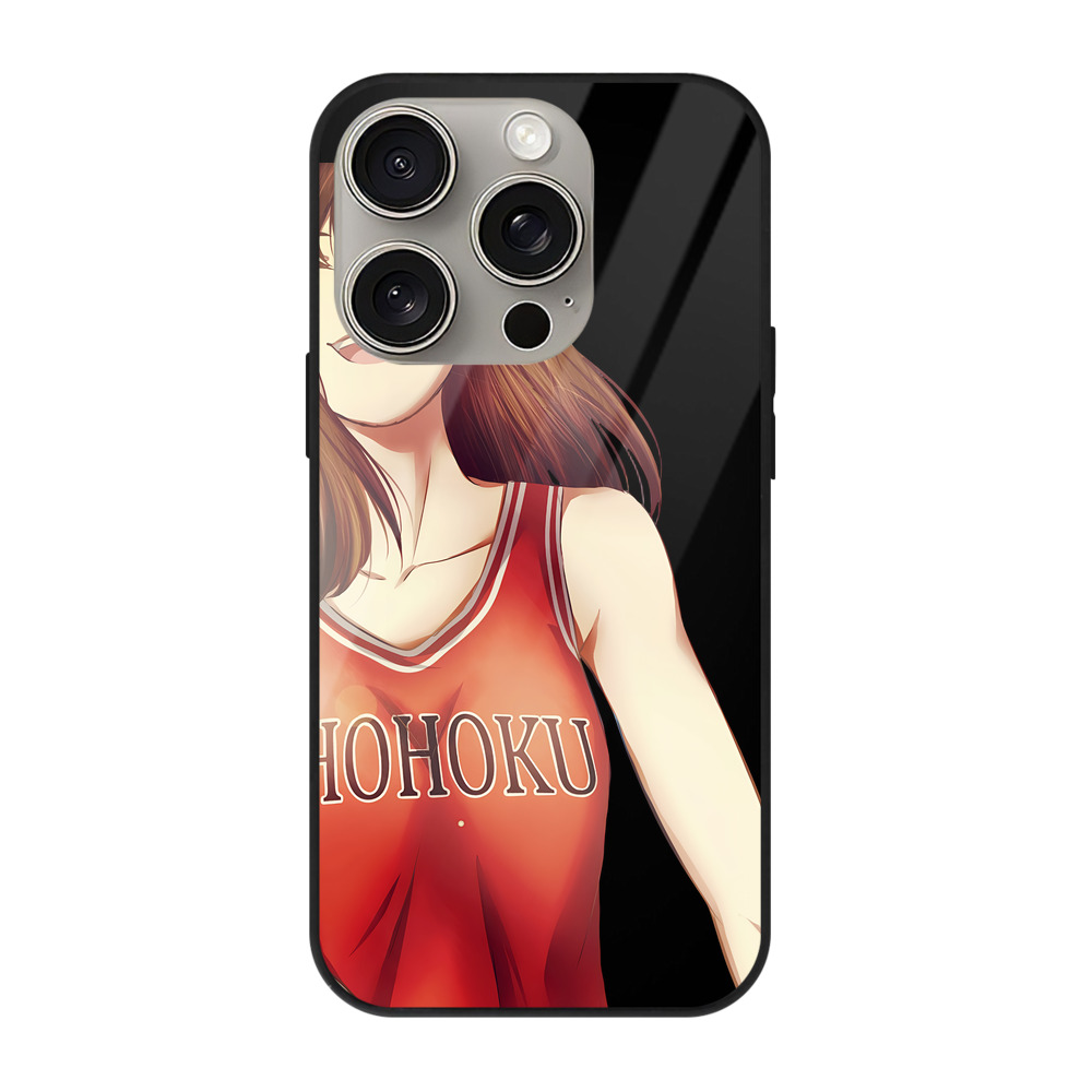 （画像用） SLAM DUNK／スラムダンク 【iPhone15Pro対応】スマホケース 耐衝撃＆黄変防止 背面ガラス