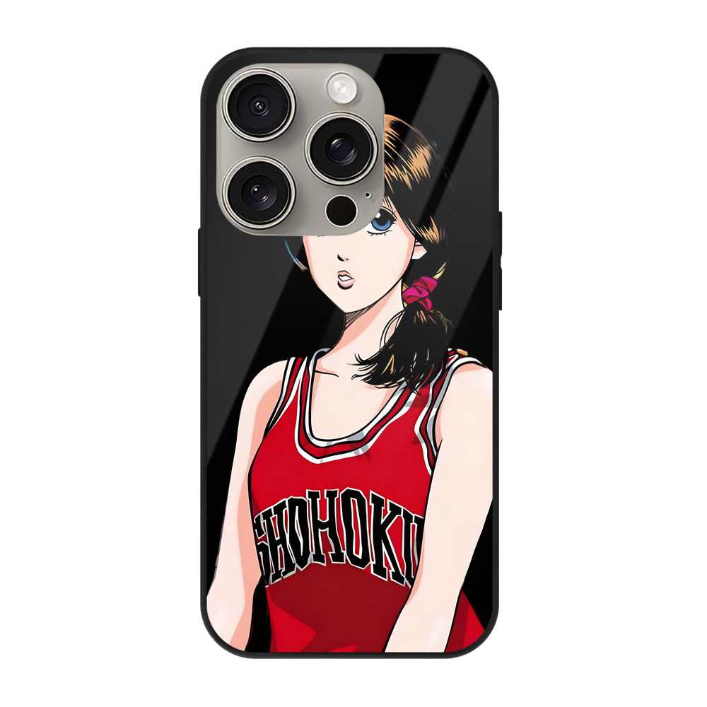 （画像用） SLAM DUNK／スラムダンク 【iPhone15Pro対応】スマホケース 耐衝撃＆黄変防止 背面ガラス