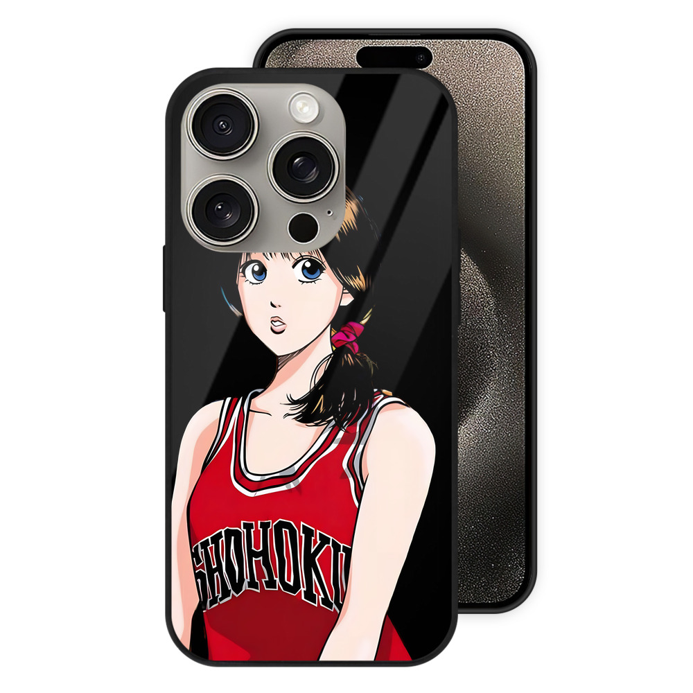 （画像用） SLAM DUNK／スラムダンク 【iPhone15Pro対応】スマホケース 耐衝撃＆黄変防止 背面ガラス