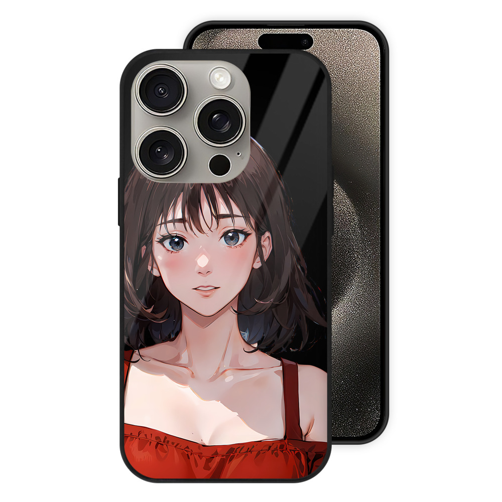 （画像用） SLAM DUNK／スラムダンク 【iPhone15Pro対応】スマホケース 耐衝撃＆黄変防止 背面ガラス