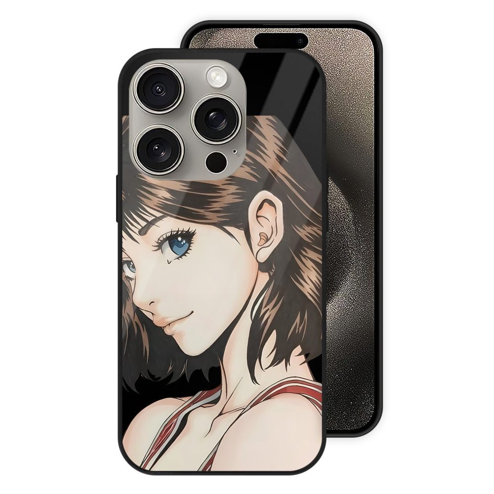 （画像用） SLAM DUNK／スラムダンク 【iPhone15Pro対応】スマホケース 耐衝撃＆黄変防止 背面ガラス