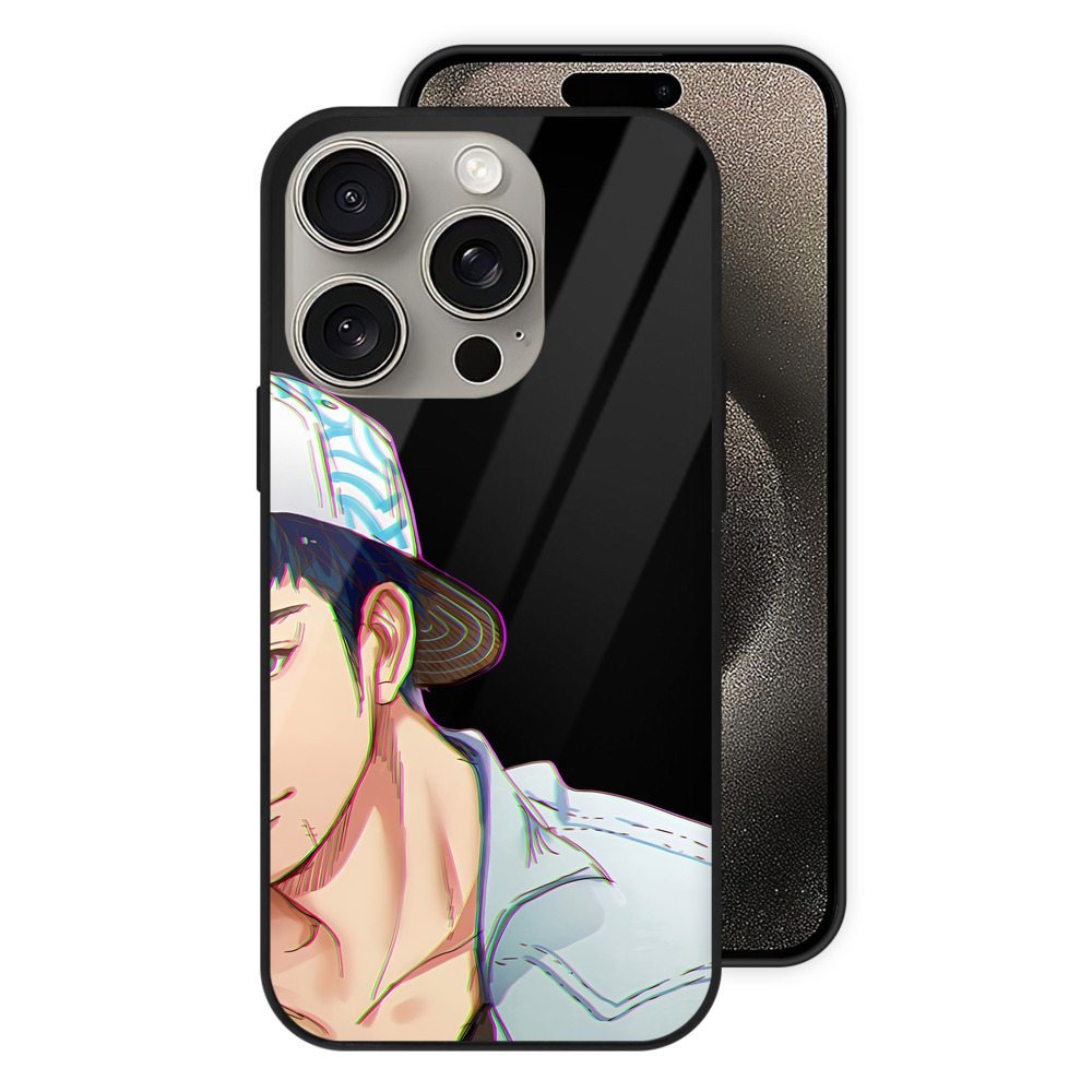 （画像用） SLAM DUNK／スラムダンク 【iPhone15Pro対応】スマホケース 耐衝撃＆黄変防止 背面ガラス