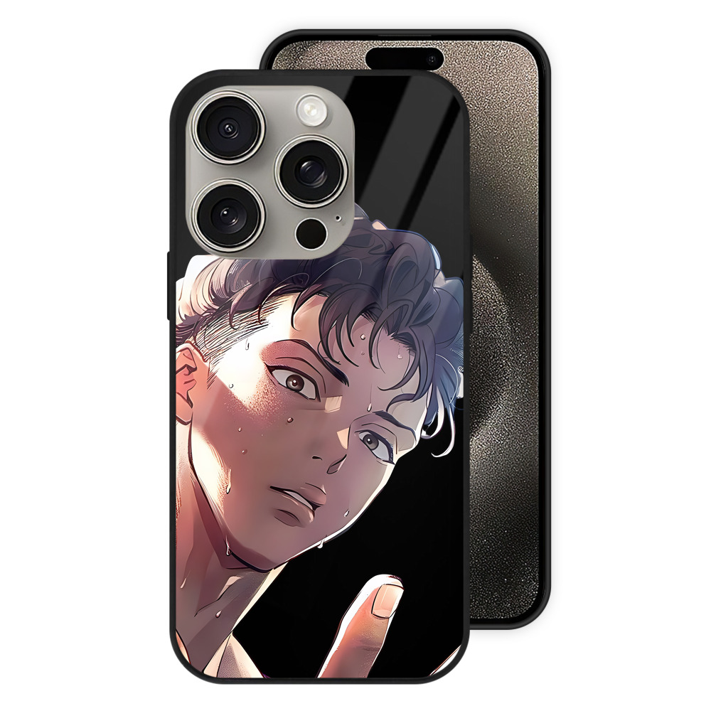 （画像用） SLAM DUNK／スラムダンク 【iPhone15Pro対応】スマホケース 耐衝撃＆黄変防止 背面ガラス