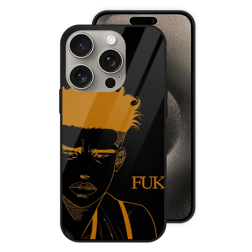 （画像用） SLAM DUNK／スラムダンク 【iPhone15Pro対応】スマホケース 耐衝撃＆黄変防止 背面ガラス