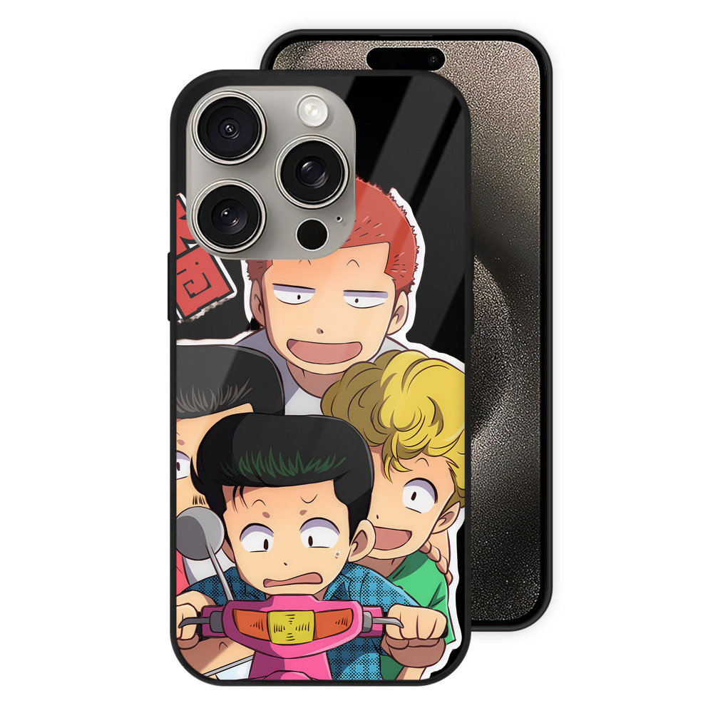 （画像用） SLAM DUNK／スラムダンク 【iPhone15Pro対応】スマホケース 耐衝撃＆黄変防止 背面ガラス