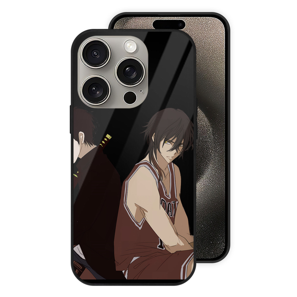 （画像用） SLAM DUNK／スラムダンク 【iPhone15Pro対応】スマホケース 耐衝撃＆黄変防止 背面ガラス