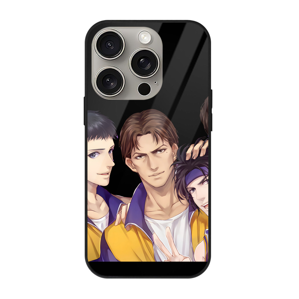 （画像用） SLAM DUNK／スラムダンク 【iPhone15Pro対応】スマホケース 耐衝撃＆黄変防止 背面ガラス