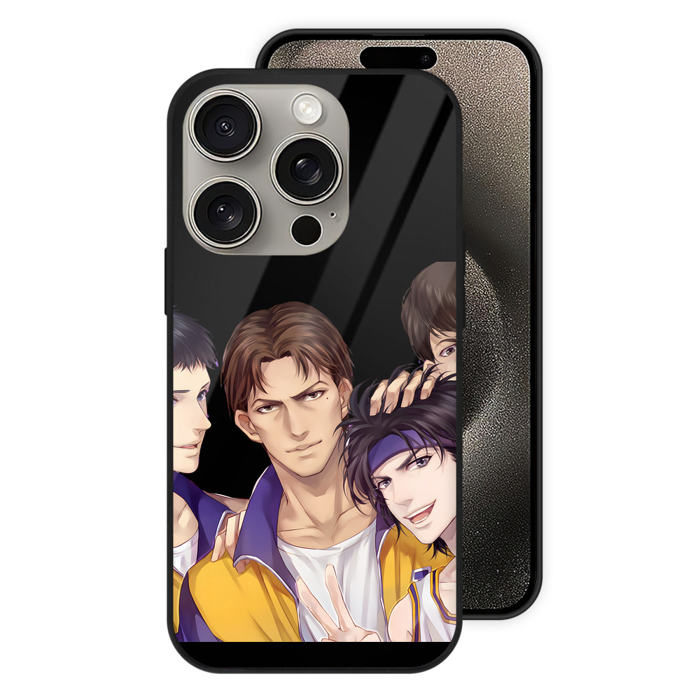 （画像用） SLAM DUNK／スラムダンク 【iPhone15Pro対応】スマホケース 耐衝撃＆黄変防止 背面ガラス