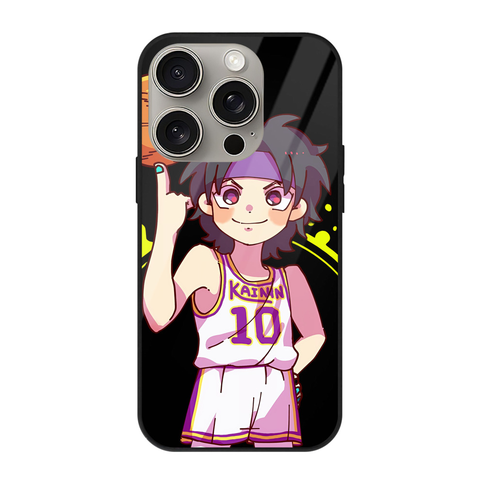 （画像用） SLAM DUNK／スラムダンク 【iPhone15Pro対応】スマホケース 耐衝撃＆黄変防止 背面ガラス