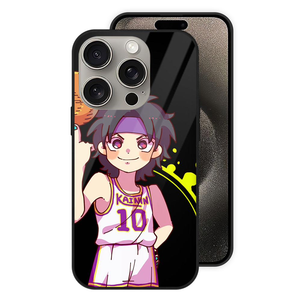 （画像用） SLAM DUNK／スラムダンク 【iPhone15Pro対応】スマホケース 耐衝撃＆黄変防止 背面ガラス