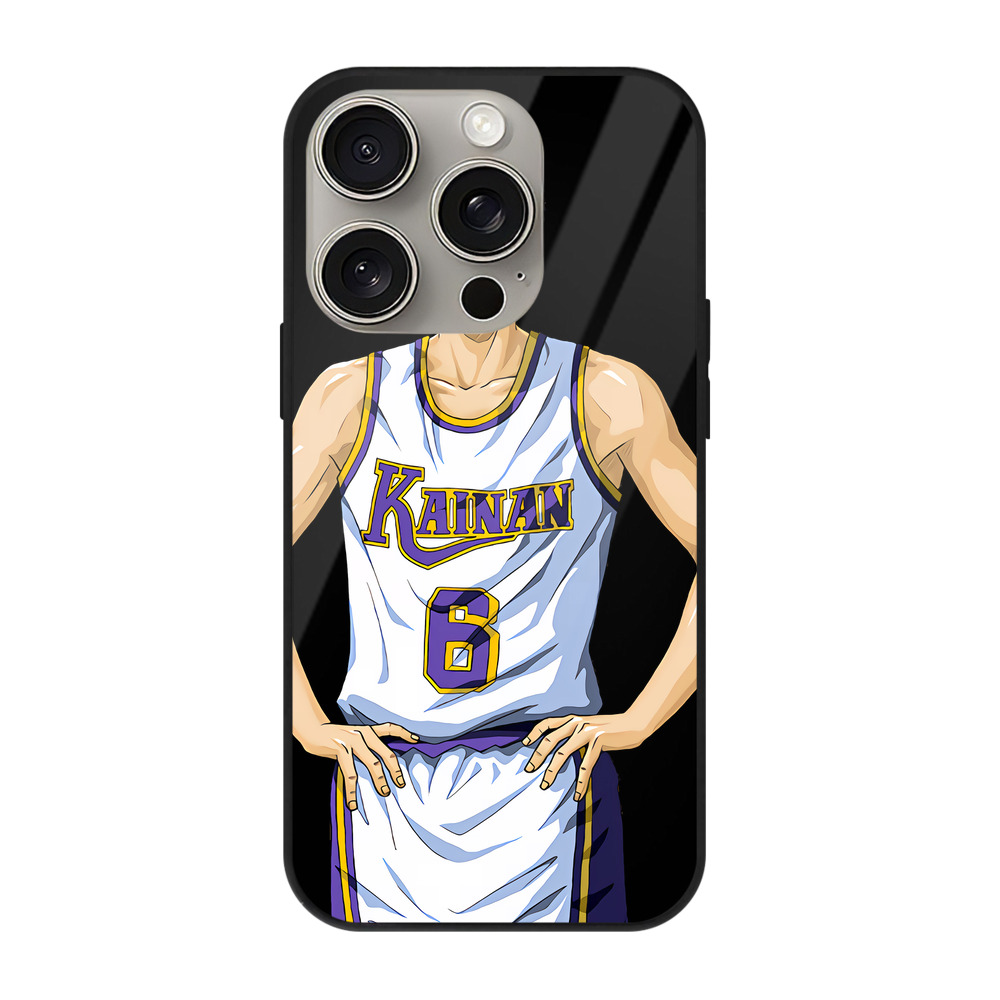 （画像用） SLAM DUNK／スラムダンク 【iPhone15Pro対応】スマホケース 耐衝撃＆黄変防止 背面ガラス