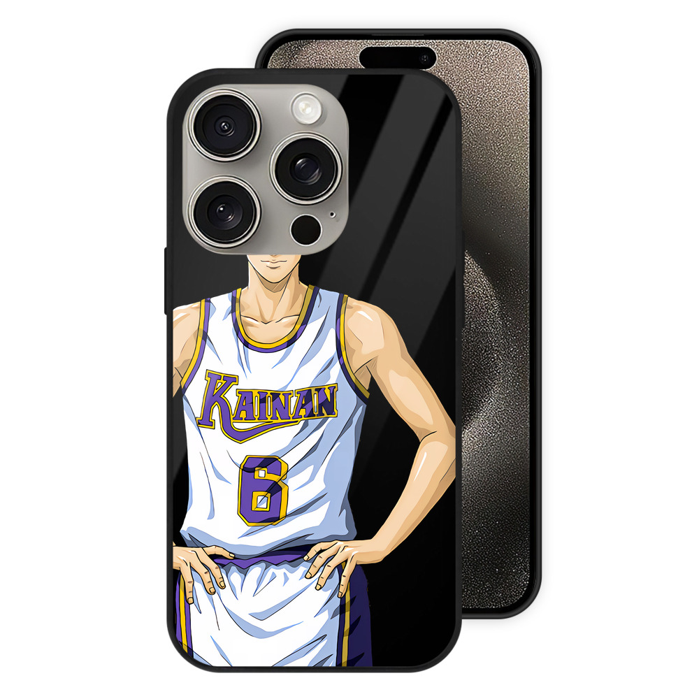 （画像用） SLAM DUNK／スラムダンク 【iPhone15Pro対応】スマホケース 耐衝撃＆黄変防止 背面ガラス