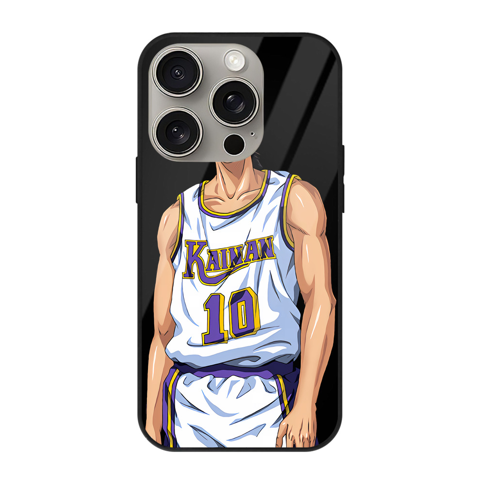 （画像用） SLAM DUNK／スラムダンク 【iPhone15Pro対応】スマホケース 耐衝撃＆黄変防止 背面ガラス