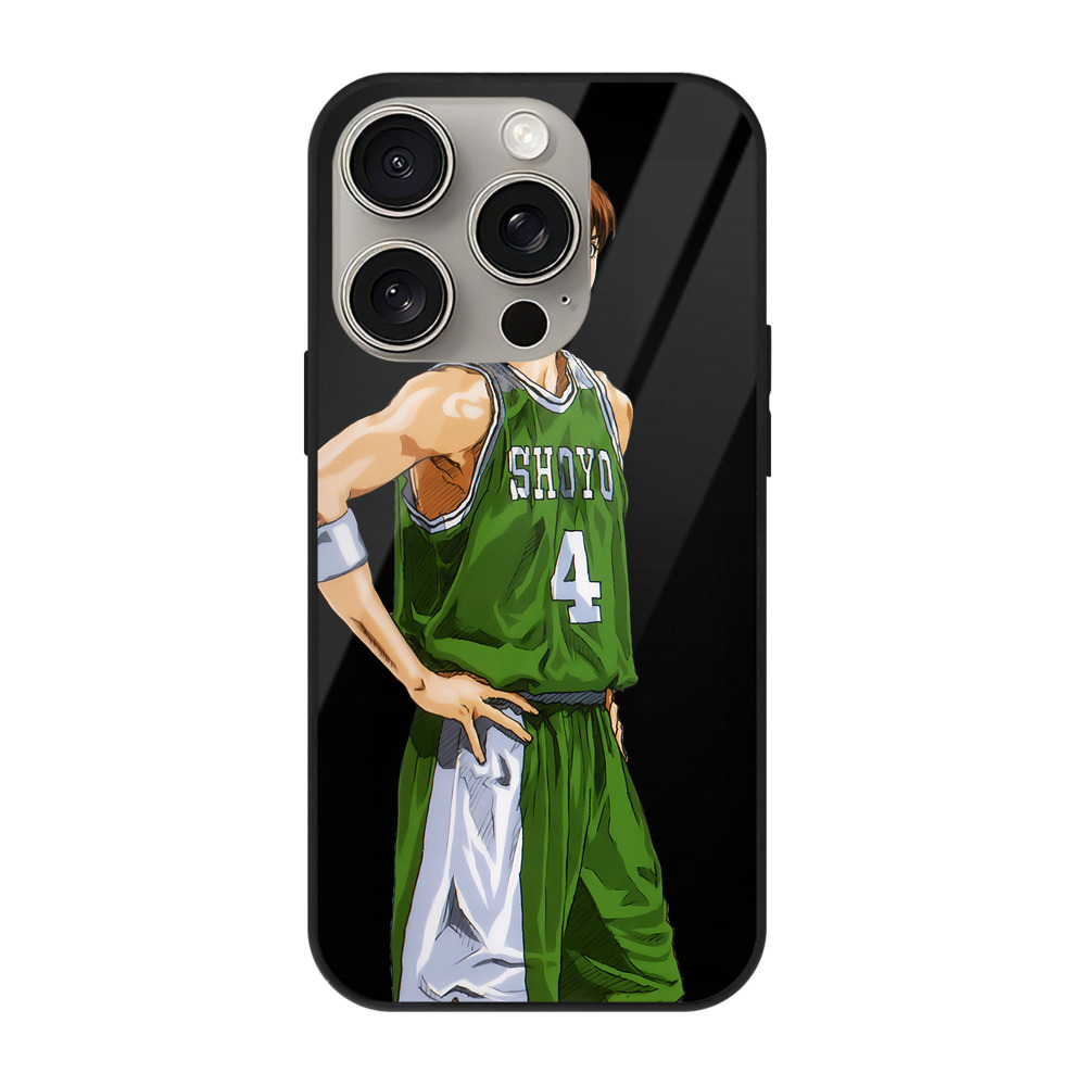 （画像用） SLAM DUNK／スラムダンク 【iPhone15Pro対応】スマホケース 耐衝撃＆黄変防止 背面ガラス