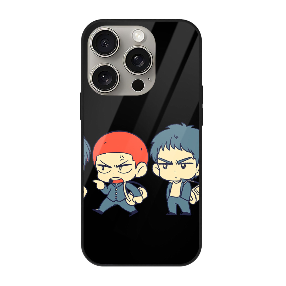 （画像用） SLAM DUNK／スラムダンク 【iPhone15Pro対応】スマホケース 耐衝撃＆黄変防止 背面ガラス