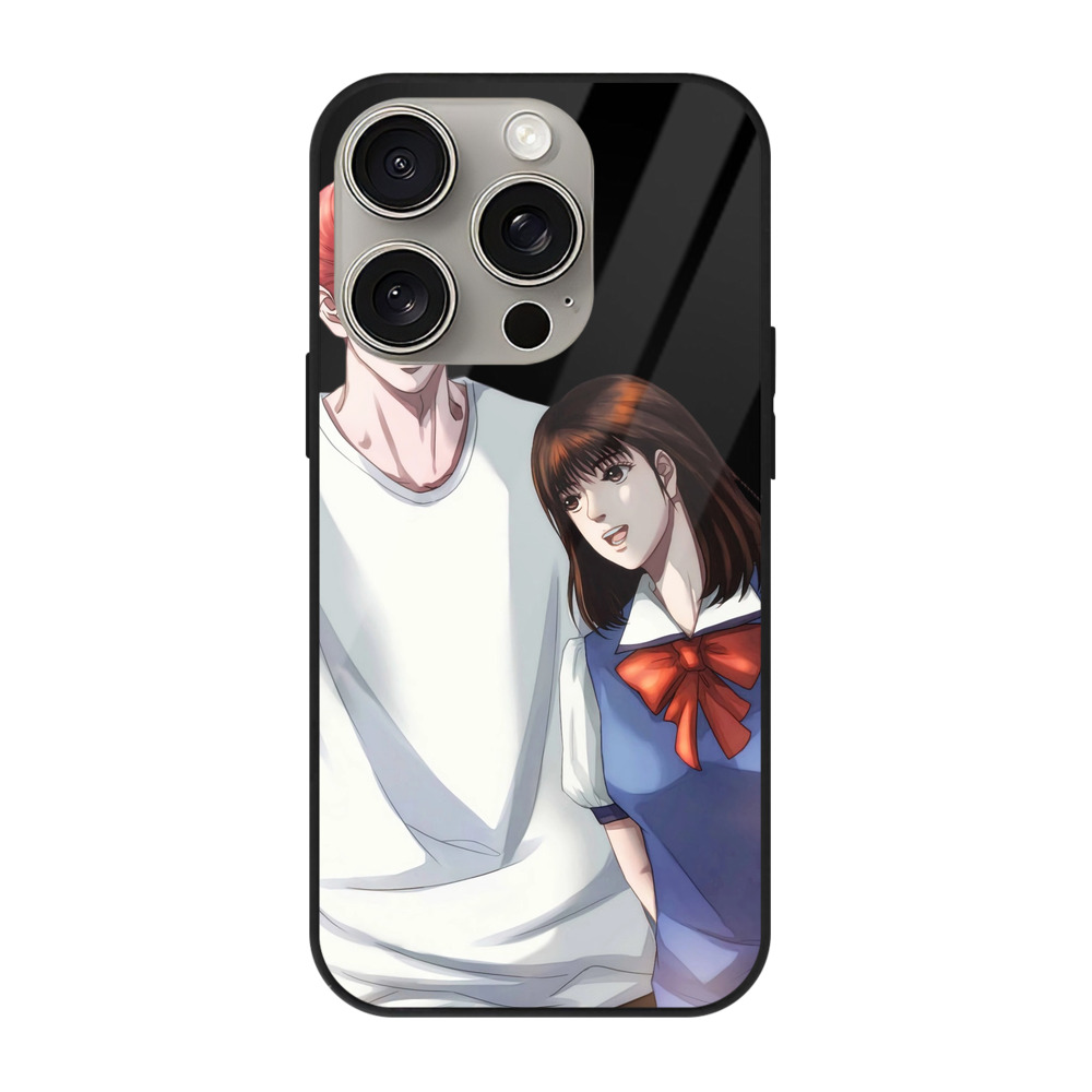 （画像用） SLAM DUNK／スラムダンク 【iPhone15Pro対応】スマホケース 耐衝撃＆黄変防止 背面ガラス