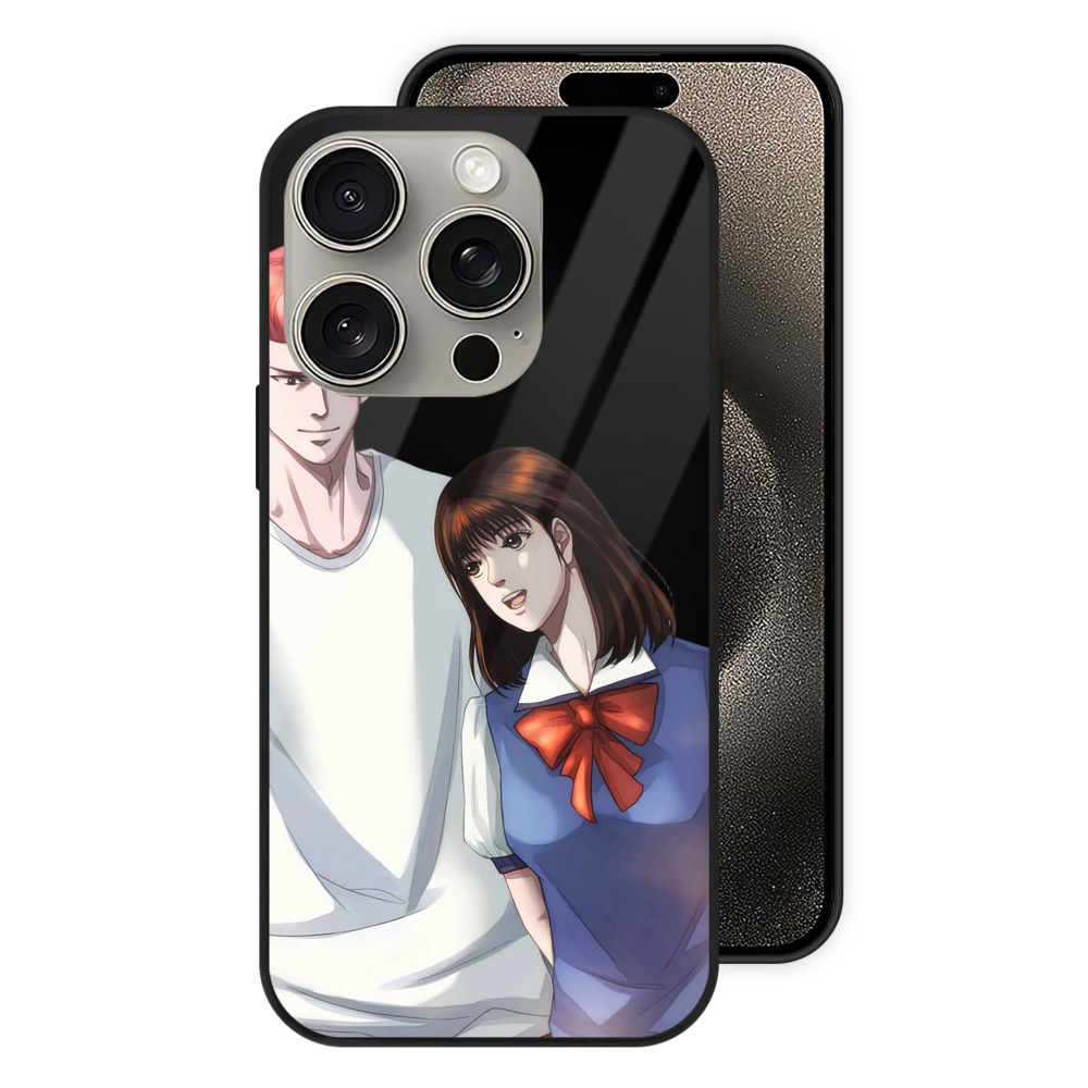 SLAM DUNK／スラムダンク 【iPhone15Pro対応】スマホケース 耐衝撃＆黄変防止 背面ガラス