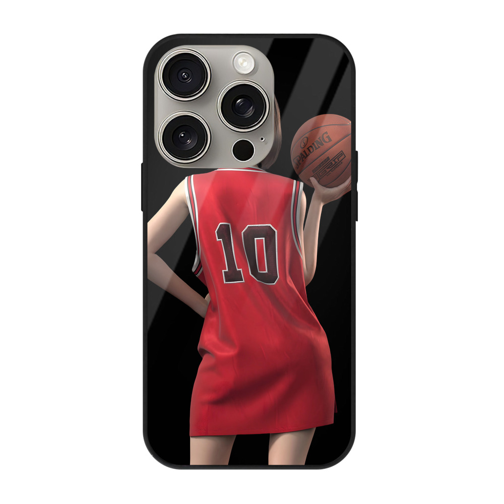 （画像用） SLAM DUNK／スラムダンク 【iPhone15Pro対応】スマホケース 耐衝撃＆黄変防止 背面ガラス