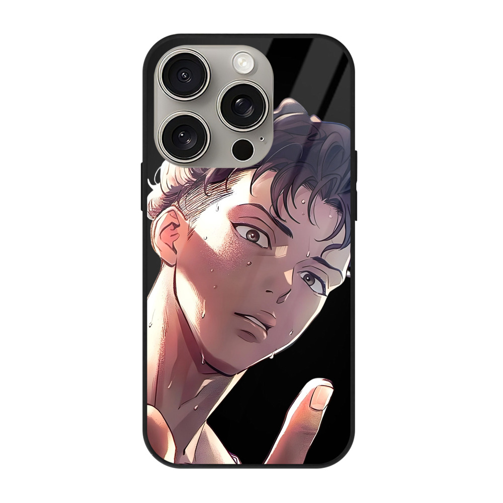 （画像用） SLAM DUNK／スラムダンク 【iPhone15Pro対応】スマホケース 耐衝撃＆黄変防止 背面ガラス