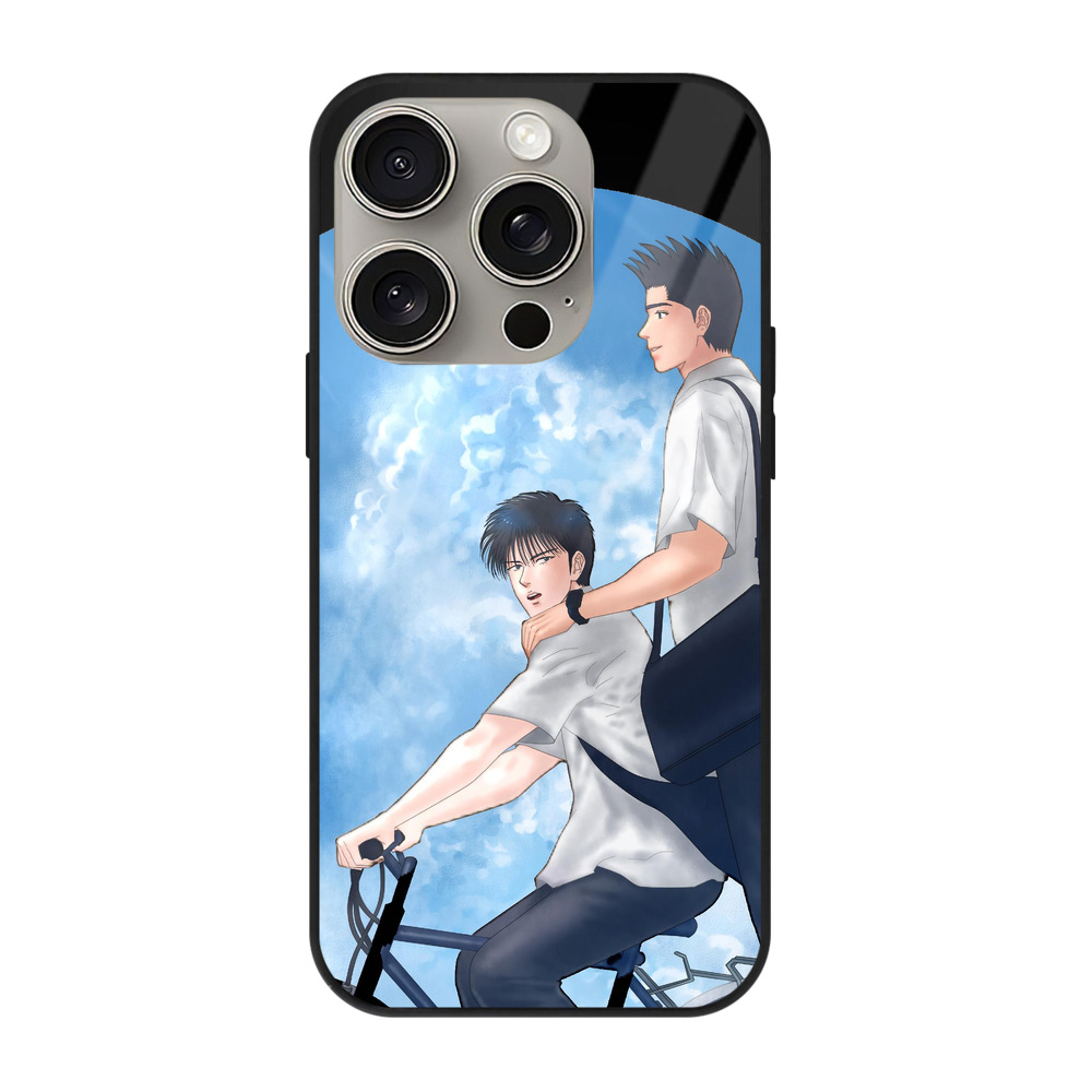 （画像用） SLAM DUNK／スラムダンク 【iPhone15Pro対応】スマホケース 耐衝撃＆黄変防止 背面ガラス