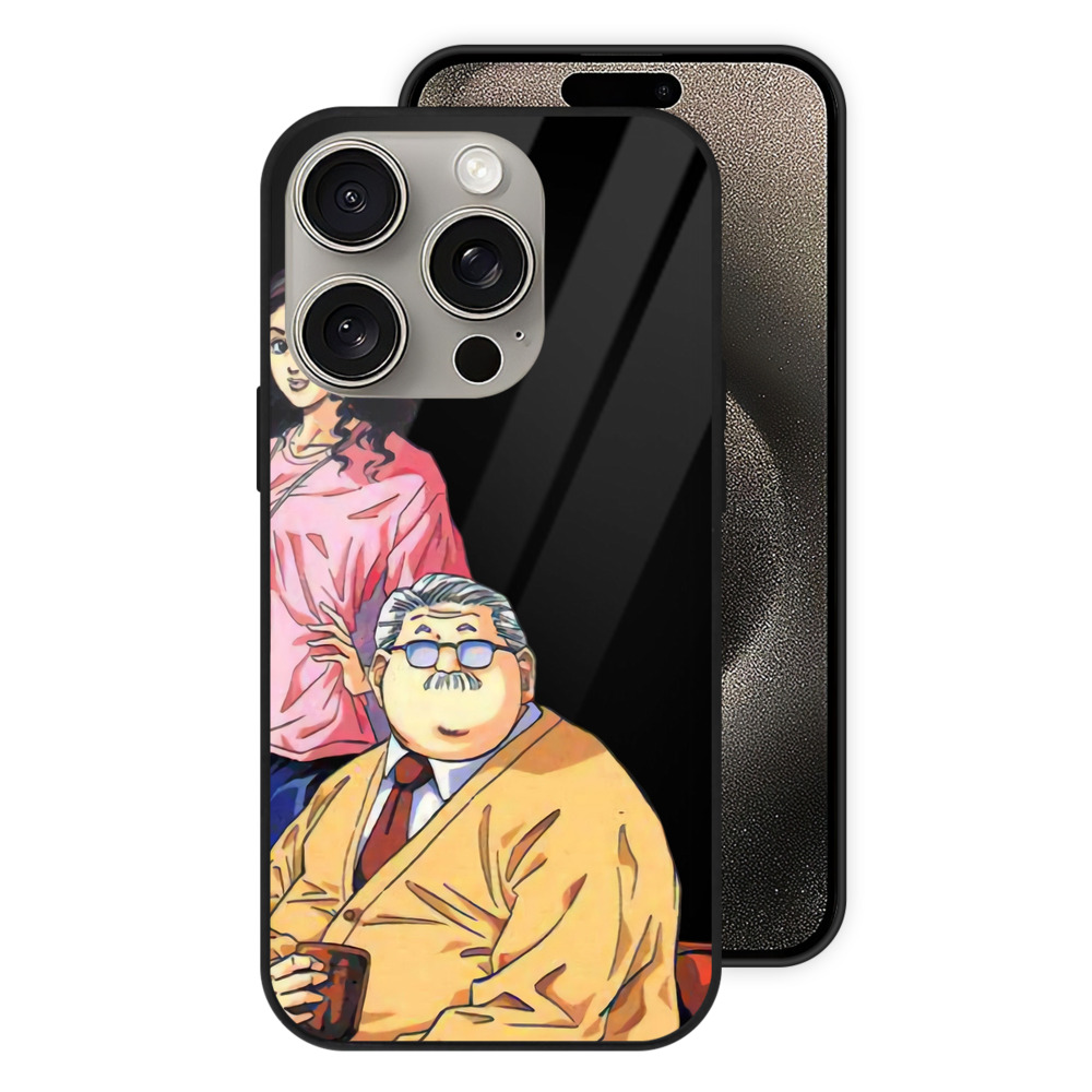 SLAM DUNK／スラムダンク 【iPhone15Pro対応】スマホケース 耐衝撃＆黄変防止 背面ガラス