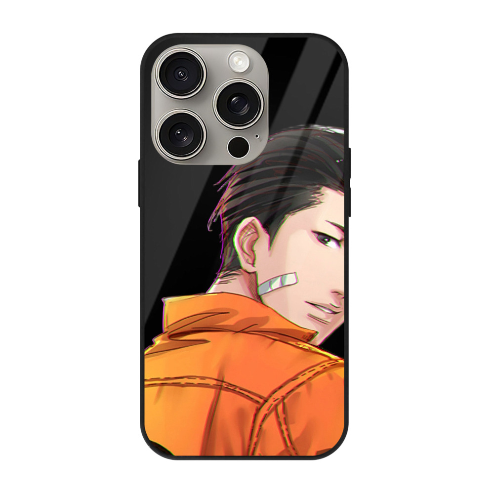 （画像用） SLAM DUNK／スラムダンク 【iPhone15Pro対応】スマホケース 耐衝撃＆黄変防止 背面ガラス